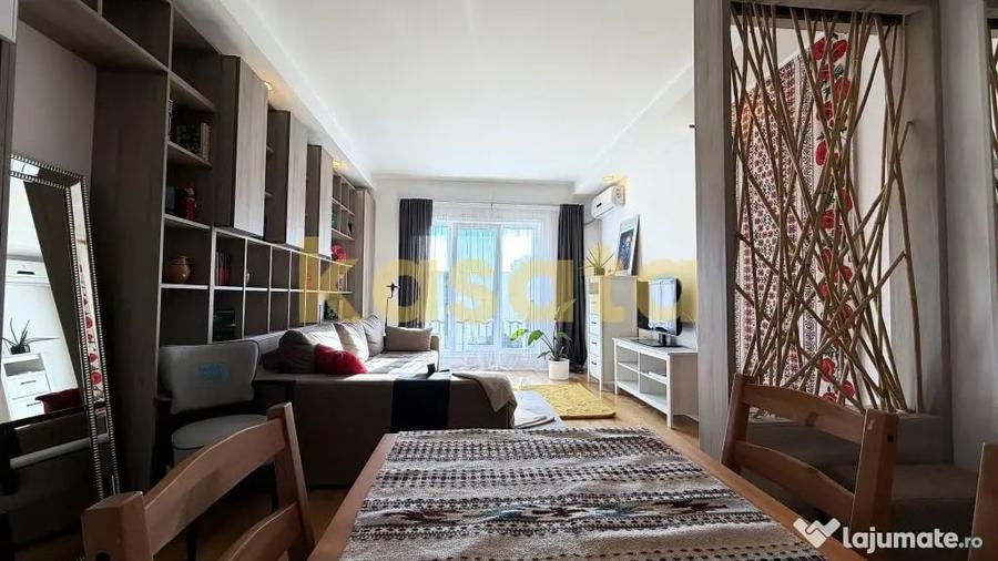 Apartament cu 2 camere semidecomandat în Ștefăneștii de Jos