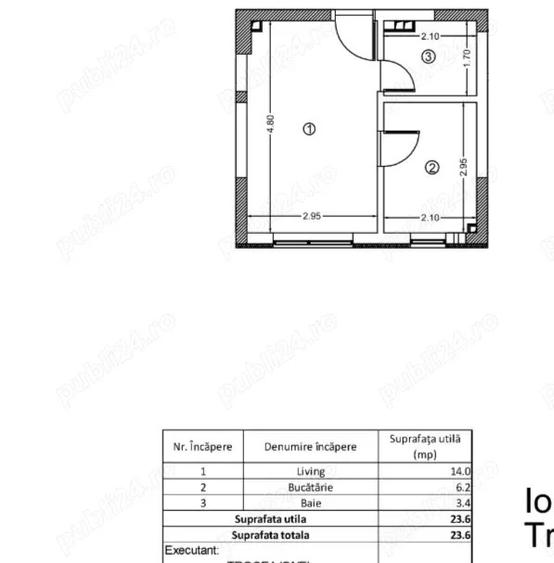 Garsoniera spatiu - 2