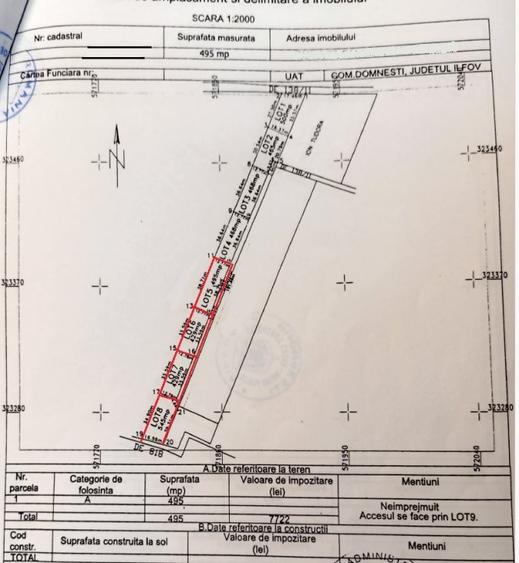 Domnesti - Ciutaci, vanzare 4 loturi de teren intravilan - 8