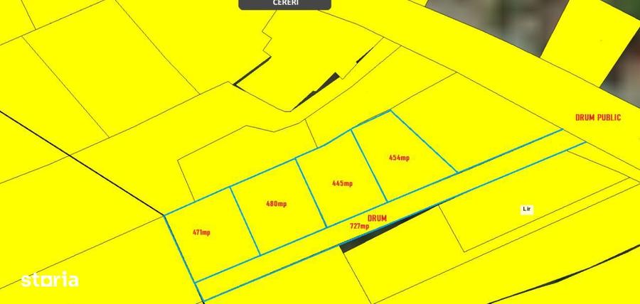 Teren pentru constructii str. Oasului 2.500mp / 4 parcele - 1