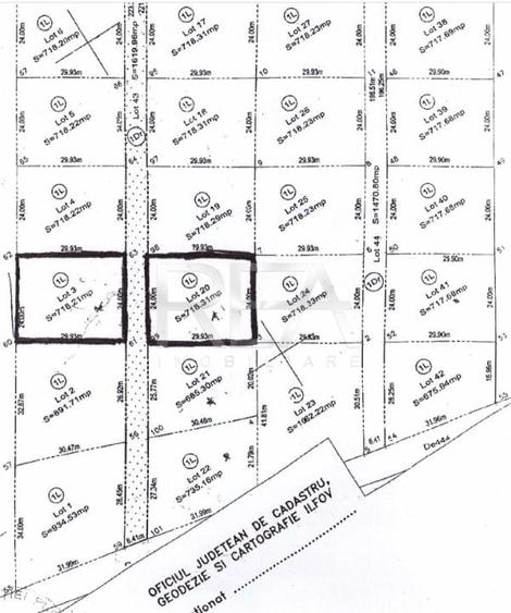 Teren Livezilor | Planul 2 | Zona linistita | 2 loturi - 2