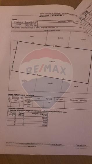 Teren intravilan de vanzare - 822 mp, Strada Postalionului - 9