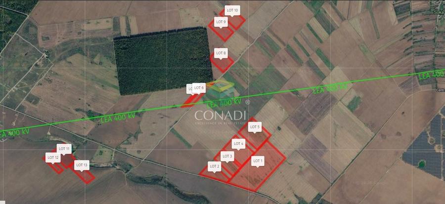 Teren agricol intravilan de 154000 mp, în Bulbucata