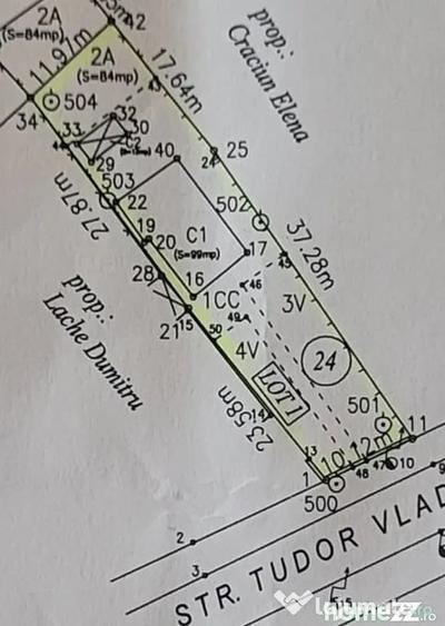 Casă cu 5 camere cu Teren 473 Mp în Central