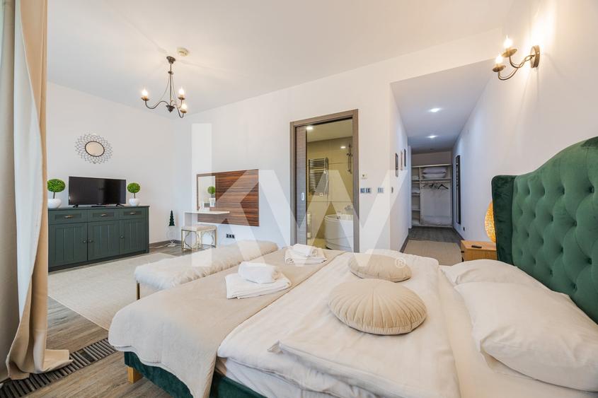 Apartament cu 2 camere decomandat, mobilat în Poiana Brașov