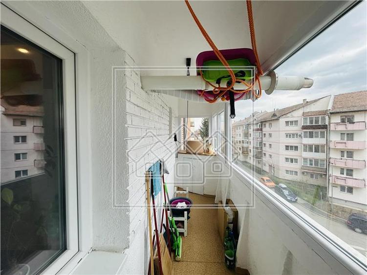 Apartament de inchiriat in Sibiu-60 mp utili,balcon inchis- Zona Garii - 9