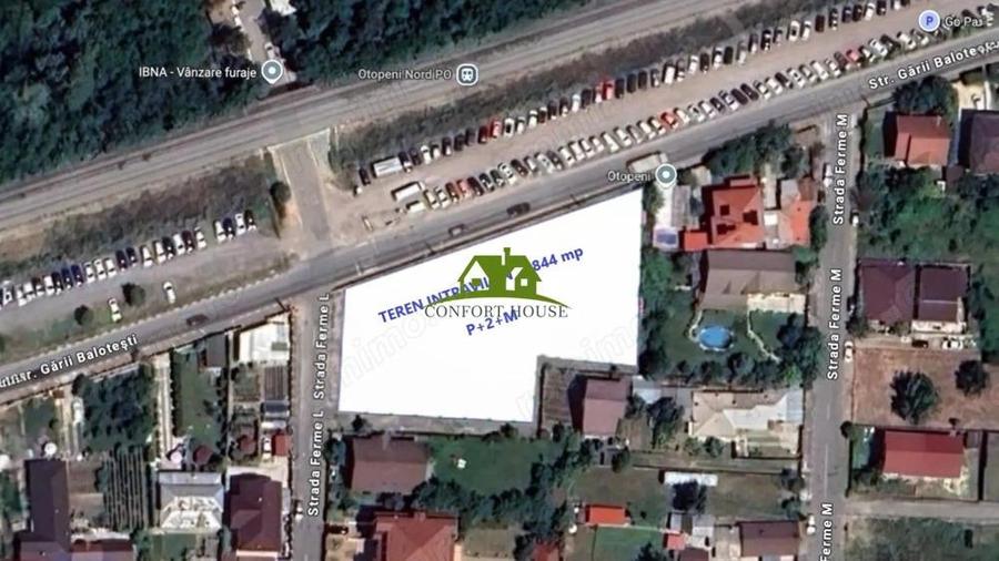 Otopeni intravilan 2.844 mp, col? stradal, deschidere dubla - C.U. - 4