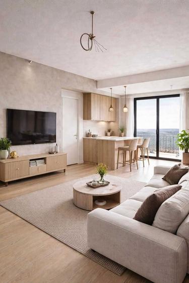 Apartament 3 camere semifinisat zona Baciu, parcare subterana, priveliste deosebita - 3