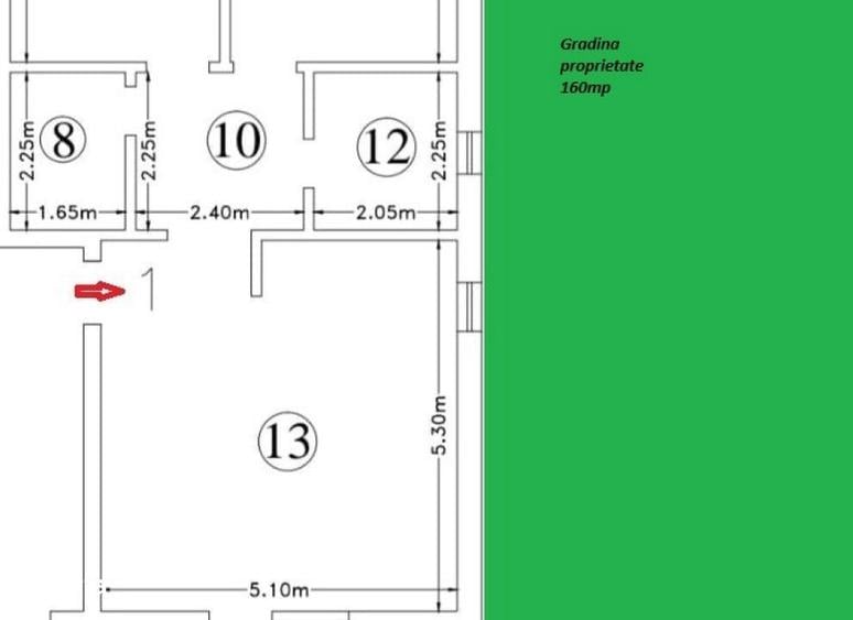 Apart. 3 camere 2 bai+gradina 160mp+parcare Popas Pacurari Cod:157877 - 6