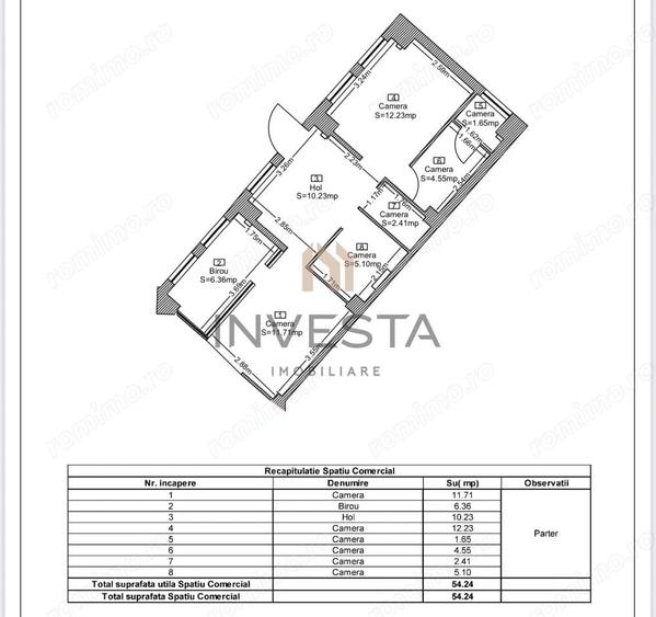 Spatiu comercial cu preluare chirias 1900 euro/ luna! Randament 6! - 2