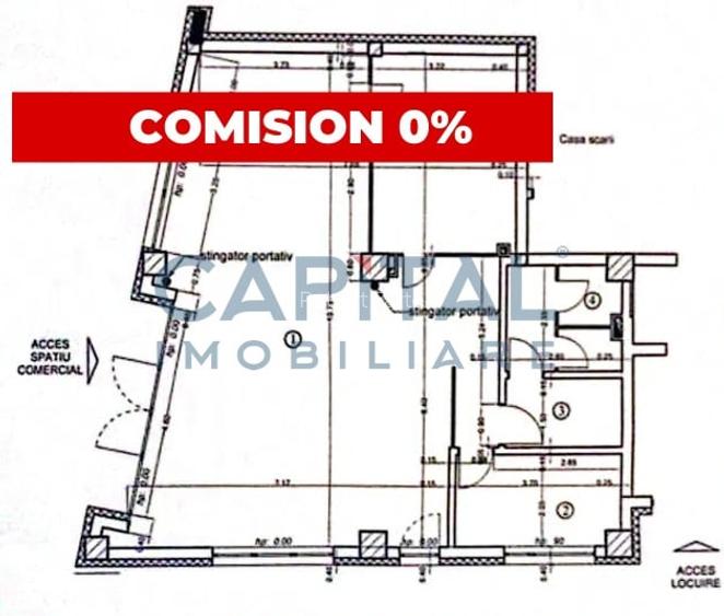 Spatiu Comercial 96mpu, la strada, Parcare Subterana, Zona Garii, Comision 0%