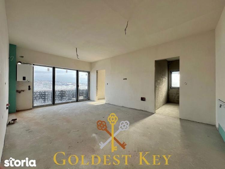 Apartament semifinisat cu 2 camere, balcon, parcare exterioara! Baciu - 4