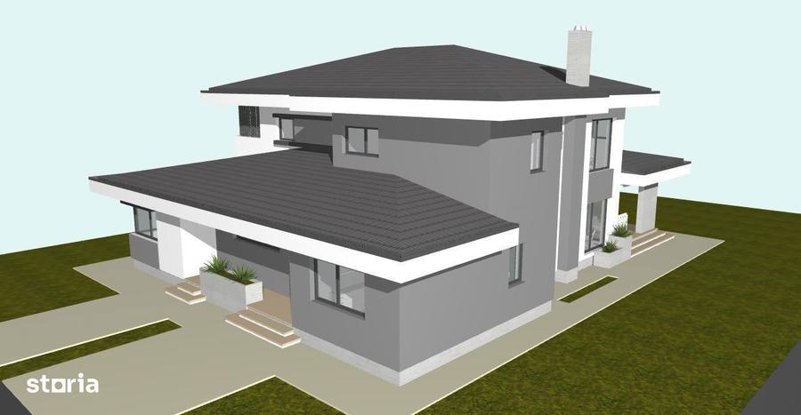 Casa P+1 pe structura metalica teren 2.660 mp - toate utilitatile - 12