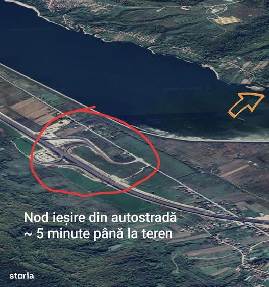 2400mp, strategic, 80m lungime plaja, direct la lac, 5 min autostrada - 7