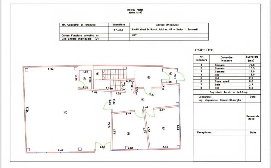 Spatiu versatil birouri/clinica/showroom | 527 mp | metrou 5’ - 8
