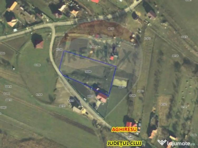 Teren intravilan Aghiresu-Fabrici comuna Aghiresu toate u... - 2