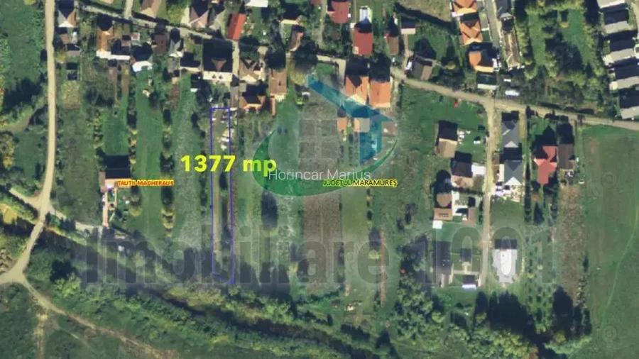 Tautii Magheraus, teren intravilan, suprafata 1377 mp, acces prin strada nr. 59