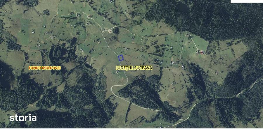 Teren intravilan 1025 mp, sat Delu?-Fundu Moldovei - 1