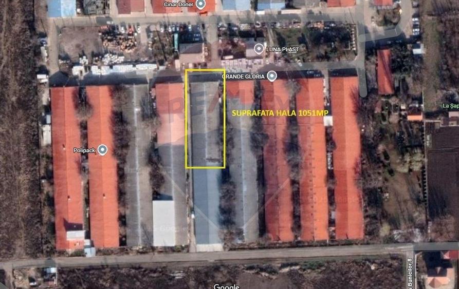 Ocazie! Hala/ Spatiu industrial de 1,051mp de vanzare in Galati - 1