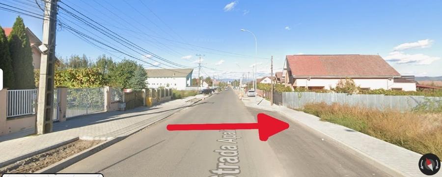 Vand teren 1100 m2 in Reghin pe str. Apalinei - 8