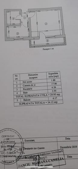 Garsoniera decomandata zona berceni, str.Postalinoului - 7