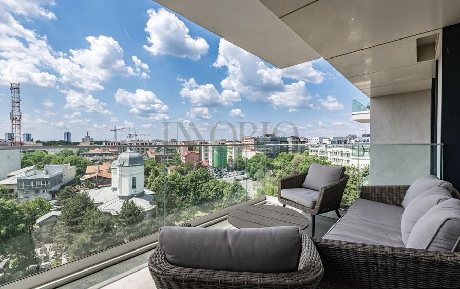 Apartament cu 3 camere, mobilat în Herăstrău