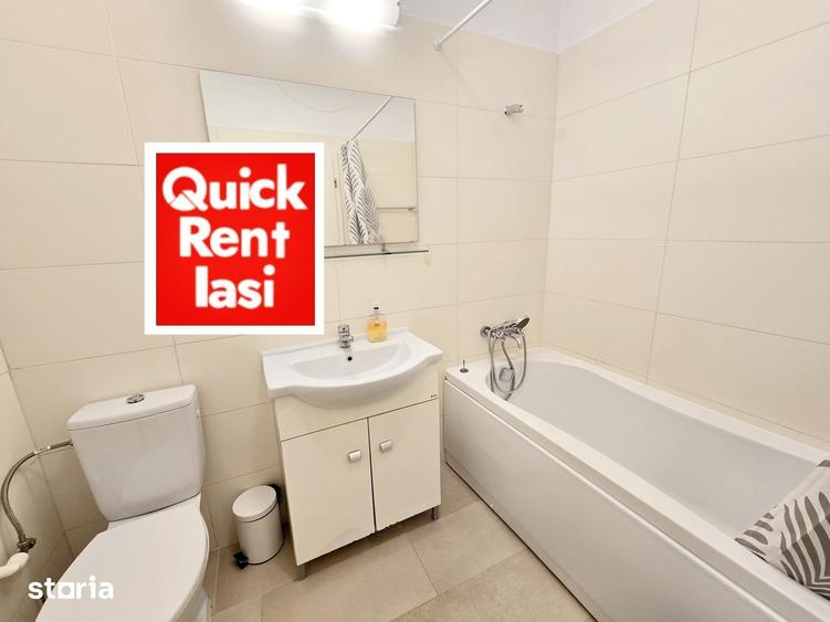 Palas Mall Bloc Nou Apartament 2 Camere Open Space Modern De Inchiriat - 13