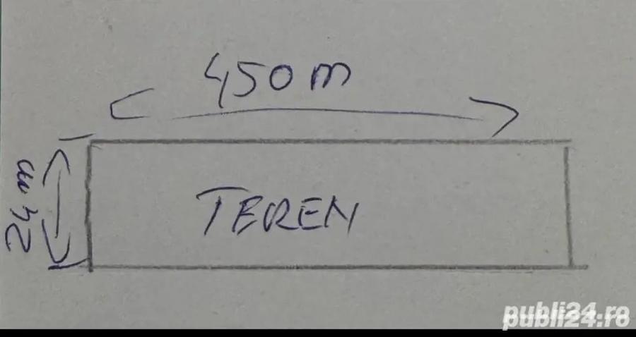 Teren de 10000 mp, în Pișchia