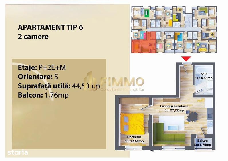 Apartament La Cheie | 45 mp | Lisaura | ID: - 1