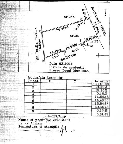 Teren de vânzare – București, Barbu Vacarescu || Strada Turnul Eiffel. - 5