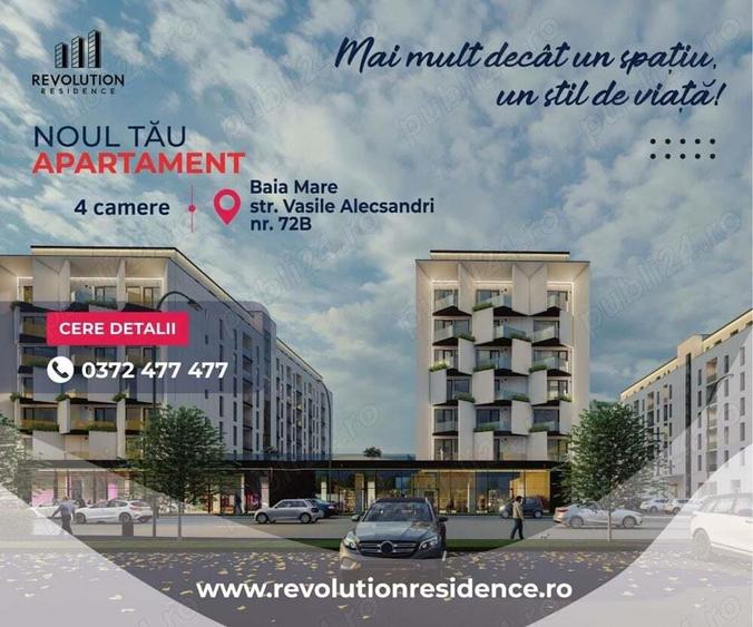 COMISION 0% - Apartamente 4 camere - str.Vasile Alecsandri 72B, Baia Mare - 1