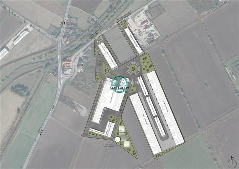 Vand teren Industrial cu suprafata de 112600 mp, zona Hanul din Ardeal