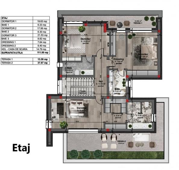 Teren 858 mp cu proiect de casa si PUZ Aprobat de vanzare in Faget - 9