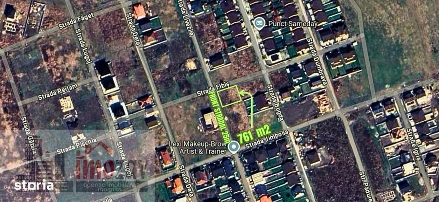Parcela de vanzare - Str. Livezile (Mosnita Veche) colt cu Str. Fibis - 3