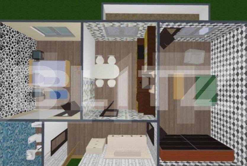 Ocazie! Apartament decomandat, 2 camere, 60 mp utili, Finisa - 3