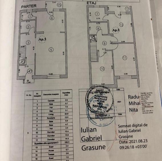 Casa 4 camere, P+1+Pod, toate utilitatile - 9