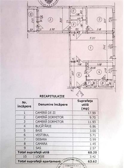 Apartament 3 camere strada Spinis - 14