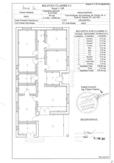 Proprietar - Casa 4 camere, teren 1000 mp, | aer curat, lac si padure | 20 min de Bucuresti - 8