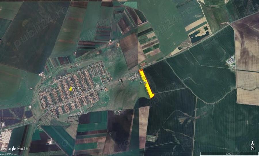 teren neproductiv - 5 ha Horia, com. Vladimirescu - 3