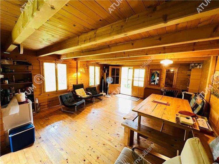 Cabana individuala cu 1226 mp teren zona Fantanele langa Sibiu - 1