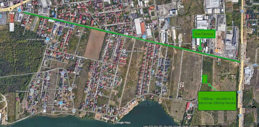 Vand teren casa zona Pantelimon - Strada Olanesti - Sos Cernica - 3