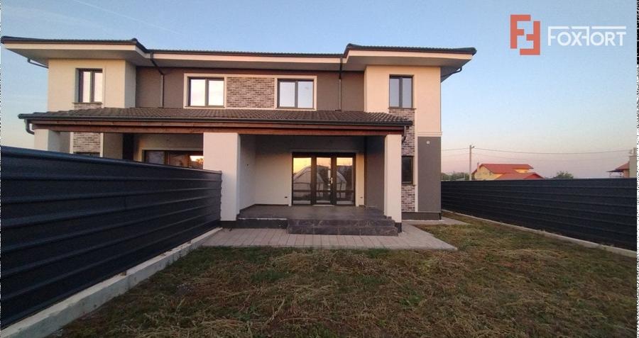 Duplex 5 camere, Becicherecu Mic - Garaj, terasa, Interior la Rosu - 4