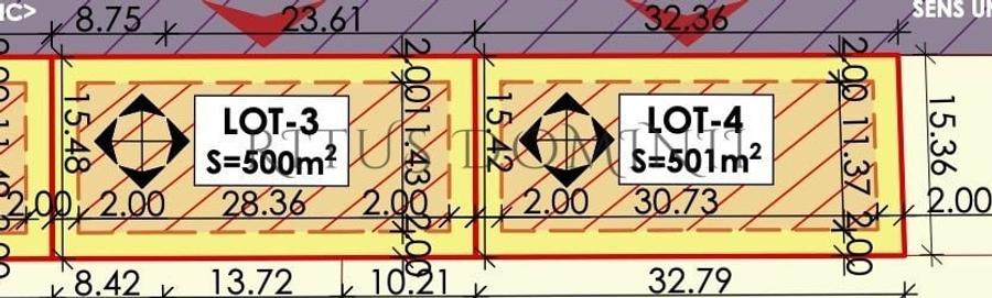 Teren Intravilan, Sânmartin, 500mp, 32ml deschidere - 1
