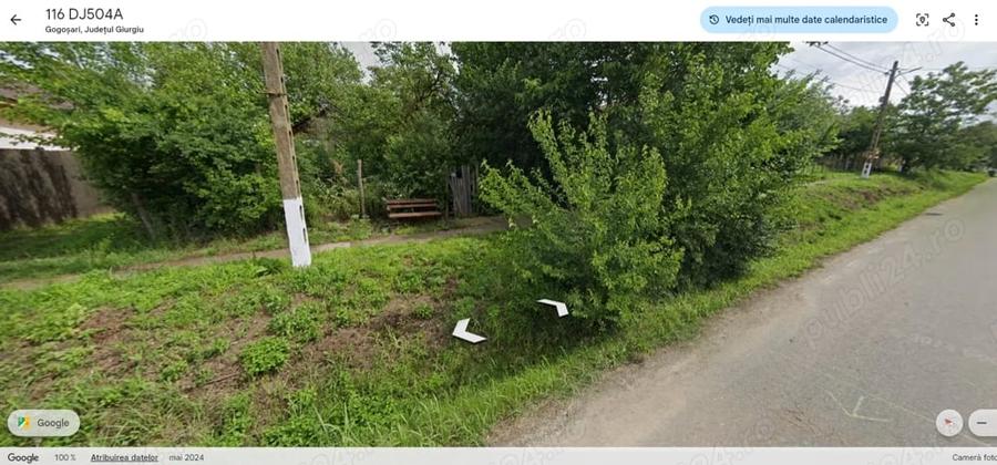 Teren de 2580 mp, în Gogoșari