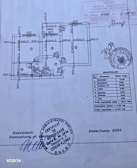 Apartament cu 2 camere decomandat în Central