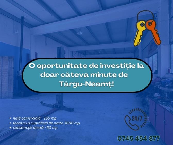 Teren + hală comercială + casa + spațiu logistic - Autostrada A8 - 1