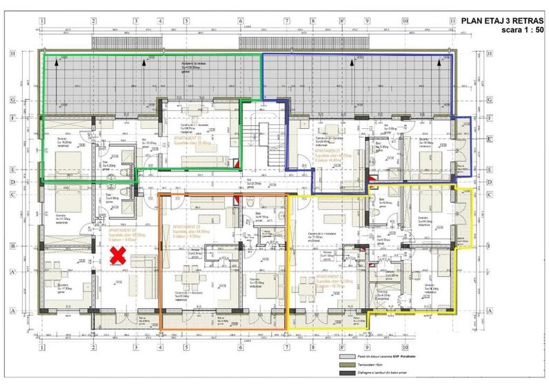 Apartament 2 camere cu terasa 54 mp de vanzare in Complexul Brubus - 7
