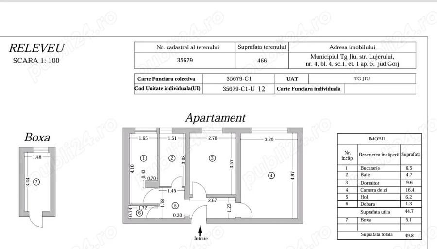 Vand apartament 2 camere, decomandat, zona CAM, direct proprietar - 1