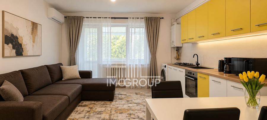 Apartament cu 3 camere semidecomandat, mobilat în Gheorgheni
