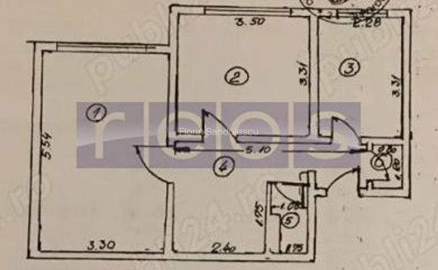 DE VANZARE STEFAN CEL MARE AP 2 CAMERE 50 MP | DECOMANDAT | METROU